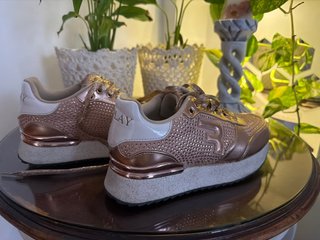 Bambas Replay Doradas Talla 37