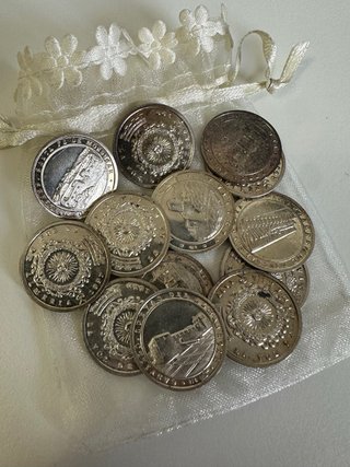 Lote de Monedas de Plata 925