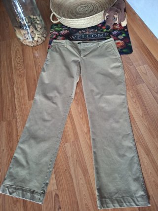 Pantalón Massimo Dutti Marrón mujer