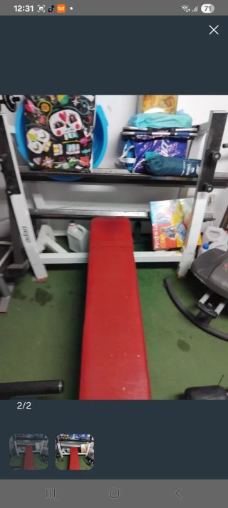 Banco de Pesas con Soporte