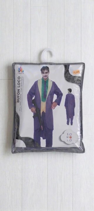 Disfraz Bufón Loco Talla M