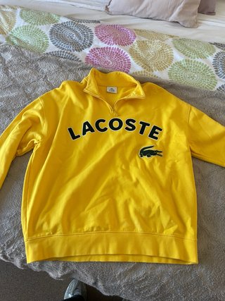 Sudadera Lacoste Amarilla Talla L