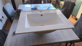 Pica de baño blanca