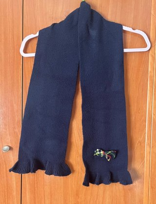 Bufanda azul marino niños