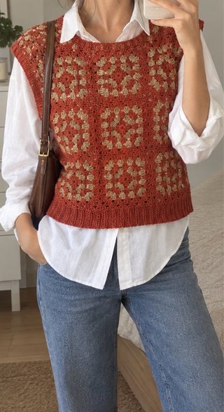 Chaleco Top Crochet