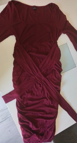 Vestido Premamá Rojo Talla S
