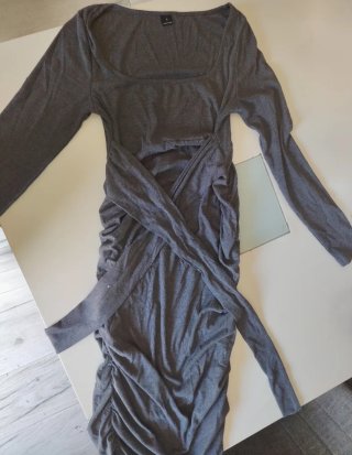 Vestido Premamá Gris Talla S