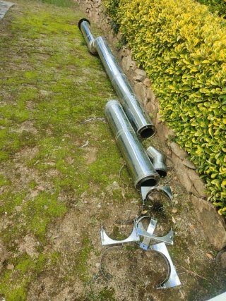 Kit Chimenea Exterior Doble Pared Inox 120/200