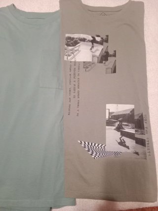 2 Camisetas Manga Corta 13-14años