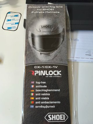 Pinlock CX-1/CX-1V para Cascos SHOEI