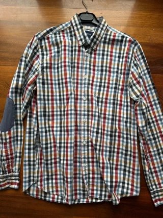 Camisa Springfield cuadros XL coderas