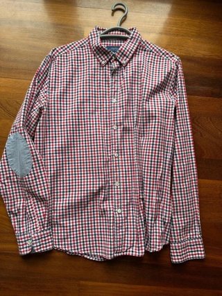 Camisa Springfield cuadros custom fit con coderas