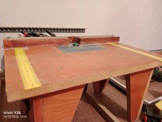 Fresadora Dexter, como mesa y 4 fresas