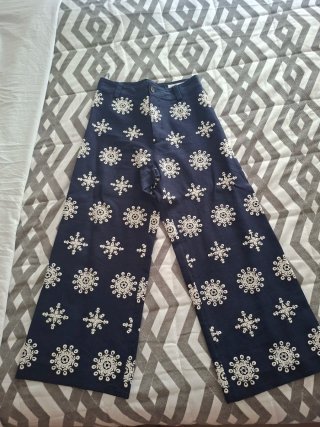 Pantalón Azul Marino Zara