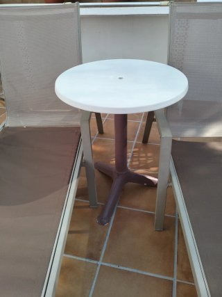 Set de 2 Hamacas y Mesa de Exterior