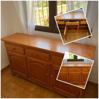 Cómoda de madera grande