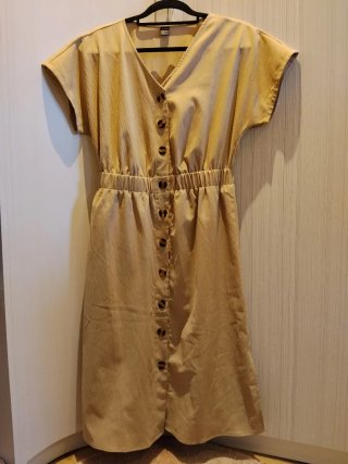 Vestido Beige Talla M