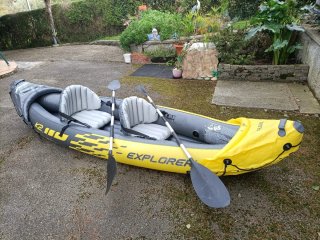 Kayak Hinchable Intex Explorer K2 con 2 Remos