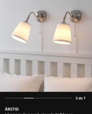 2 Apliques da parete IKEA Årstid