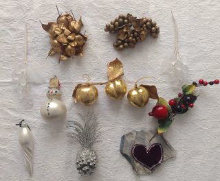 Set de 10 Adornos de Navidad Vintage