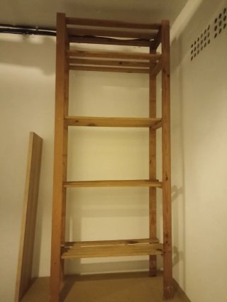 Estantería de madera 170'5x70x30