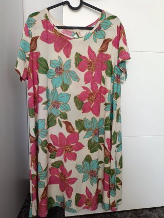 Vestido estampado floral