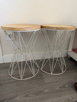 Set de 2 Mesas Auxiliares Maison