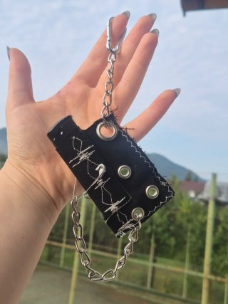 Funda para mechero con cadena