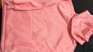 Sudadera con capucha rosa