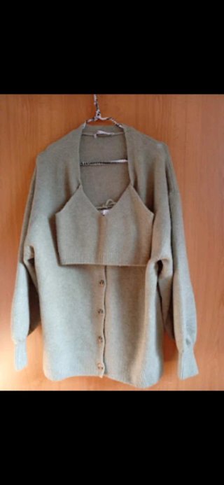 Conjunto Cárdigan y Top Zara