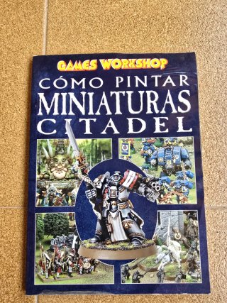Libro antiguo Games Workshop Cómo pintar miniatura