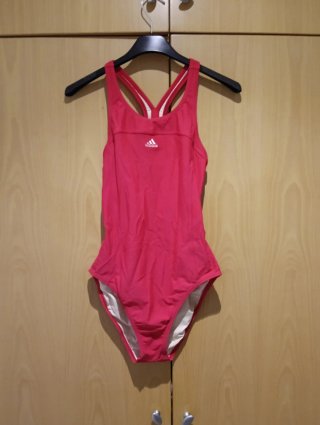 Bañador Adidas niña rosa. Talla 16.