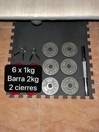 Pack Iniciación Pesas: Barra y Discos