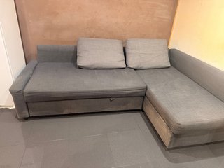 OPORTUNIDAD GRANDE Sofá cama esquinero gris