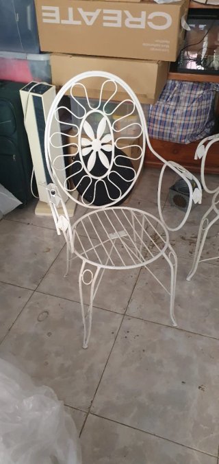 Conjunto de Sillas de Jardín en Hierro