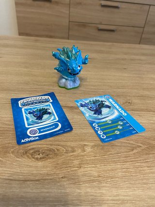 Skylanders Warnado con carta y pegatinas