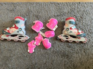Patines en línea infantiles con protecciones