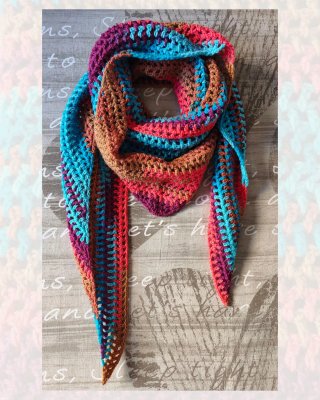 Fular Triangular - nuevo - crochet