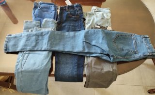 Lote 6 Pantalones PULL&BEAR Talla 32
