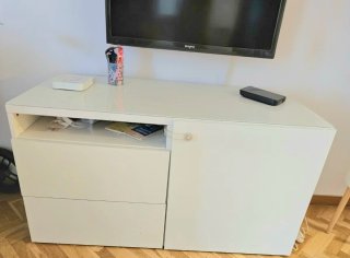 Mueble TV IKEA Bestå Blanco