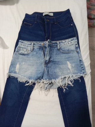 Pantalones y Shorts tejanos T . 36