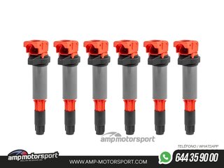 KIT DE 6 BOBINAS DE ENCENDIDO ALPHA COMPETITION BMW N54 / N55 / S55 / S54
