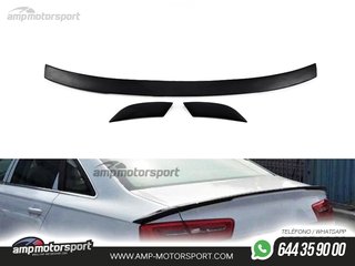 ALERÓN DE MALETERO PARA AUDI A6 4G SEDÁN 3 PIEZAS
