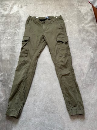 Pantalones Cargo Verde Oliva Talla M