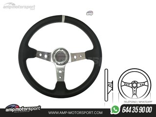 VOLANTE SPORT INVERTIDO EN PIEL LISA