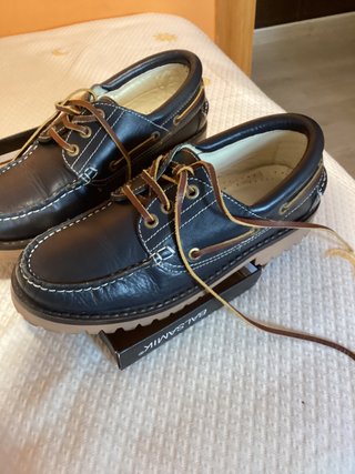 Zapatos náuticos de piel