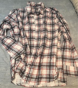 Camisa de cuadros estilo felpa