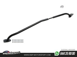 BARRA DE TORRETAS DELANTERA EN ACERO PARA AUDI A4 B5 1994-2001 - NEGRA