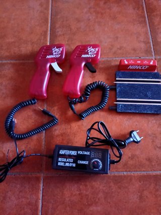 Mandos Ninco 55 y Adaptador Scalextric Compact