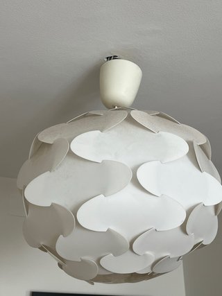 Lámpara de techo IKEA blanca